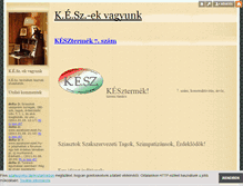 Tablet Screenshot of kesz.blog.hu