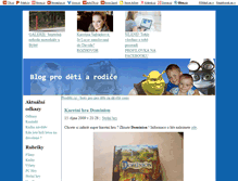 Tablet Screenshot of deti.blog.cz