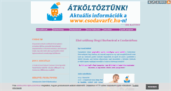 Desktop Screenshot of csodavar.blog.hu