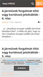 Mobile Screenshot of napikresz.blog.hu