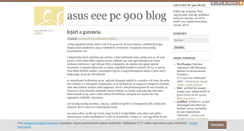 Desktop Screenshot of eeepc.blog.hu