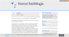 Desktop Screenshot of norcsifut.blog.hu