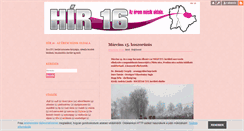 Desktop Screenshot of hir16.blog.hu