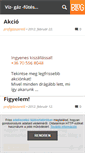 Mobile Screenshot of profigazszerelo.blog.hu