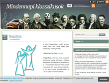 Tablet Screenshot of klasszikusok.blog.hu