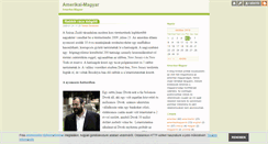 Desktop Screenshot of amerikai-magyar.blog.hu