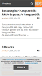 Mobile Screenshot of fretless.blog.hu
