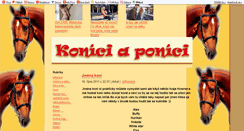 Desktop Screenshot of ponny-horses.blog.cz