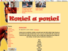 Tablet Screenshot of ponny-horses.blog.cz
