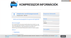 Desktop Screenshot of kompresszor.blog.hu