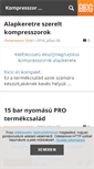 Mobile Screenshot of kompresszor.blog.hu