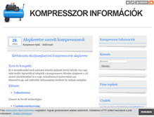Tablet Screenshot of kompresszor.blog.hu