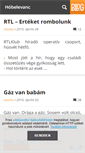Mobile Screenshot of hobelevanc.blog.hu