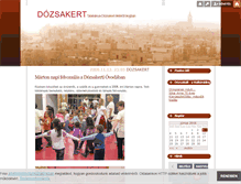 Tablet Screenshot of dozsakert.blog.hu