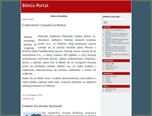 Tablet Screenshot of bilecaportal.blog.rs