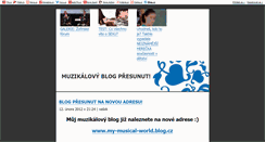 Desktop Screenshot of cz-musical.blog.cz