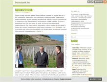Tablet Screenshot of borozunk.blog.hu