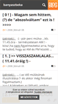Mobile Screenshot of banyaszbeka.blog.hu
