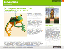 Tablet Screenshot of banyaszbeka.blog.hu