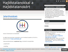 Tablet Screenshot of hajlektalanokert.blog.hu