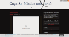 Desktop Screenshot of gaga18.blog.hu