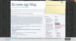 Desktop Screenshot of eznemegy.blog.hu