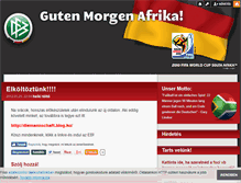 Tablet Screenshot of gutenmorgenafrika.blog.hu