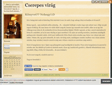 Tablet Screenshot of cserepesvirag.blog.hu