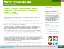 Tablet Screenshot of magyar-termekek.blog.hu