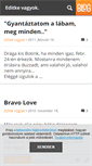 Mobile Screenshot of editkevagyok.blog.hu