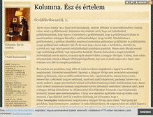 Tablet Screenshot of kolumna.blog.hu