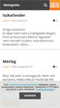 Mobile Screenshot of melegleles.blog.hu