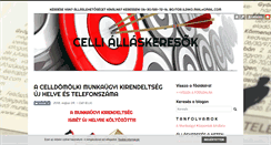Desktop Screenshot of celliallaskeresok.blog.hu