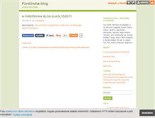 Tablet Screenshot of furdoruha.blog.hu