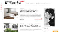 Desktop Screenshot of kicsihaz.blog.hu