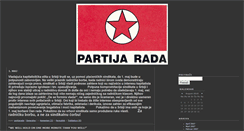Desktop Screenshot of partijarada.blog.rs