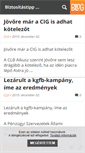 Mobile Screenshot of biztositastipp.blog.hu