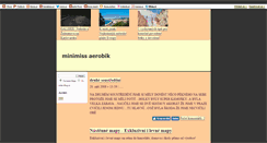 Desktop Screenshot of minimissaerobik2007.blog.cz