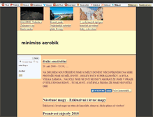 Tablet Screenshot of minimissaerobik2007.blog.cz