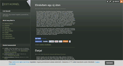 Desktop Screenshot of estikornel.blog.hu