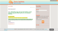 Desktop Screenshot of kriszoferzene.blog.hu