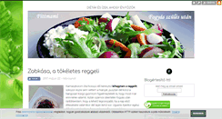 Desktop Screenshot of fittmami.blog.hu