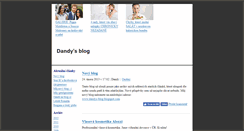 Desktop Screenshot of dandysblog.blog.cz