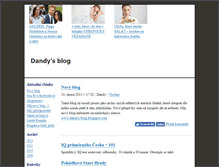 Tablet Screenshot of dandysblog.blog.cz