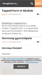 Mobile Screenshot of hangasz.blog.hu