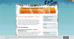 Desktop Screenshot of hullarablo.blog.hu