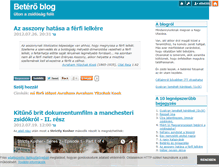 Tablet Screenshot of beteres.blog.hu