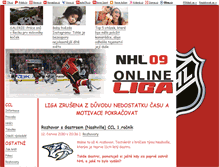 Tablet Screenshot of nhl09ligaonline.blog.cz