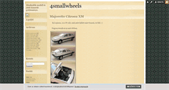 Desktop Screenshot of 4smallwheels.blog.hu