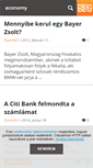 Mobile Screenshot of economy.blog.hu